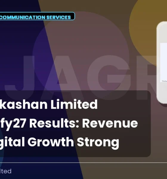Jagran Prakashan Limited Jagran Q1fy27 Results