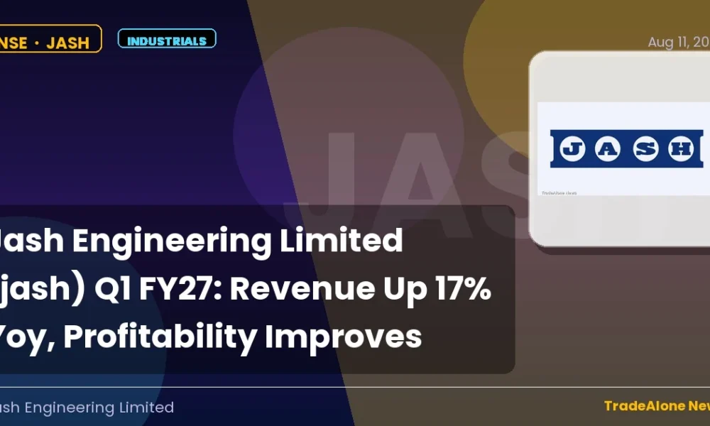 Jash Engineering Limited JASH Q1 FY27 Results