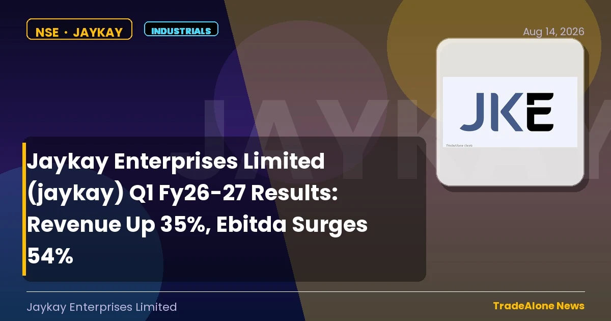 Jaykay Enterprises Limited Jaykay Q1 Fy26-27 Results