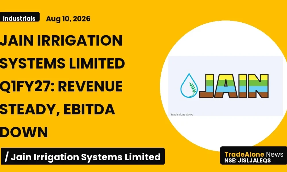 Jain Irrigation Systems Limited Q1fy27 Results