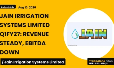 Jain Irrigation Systems Limited Q1fy27 Results