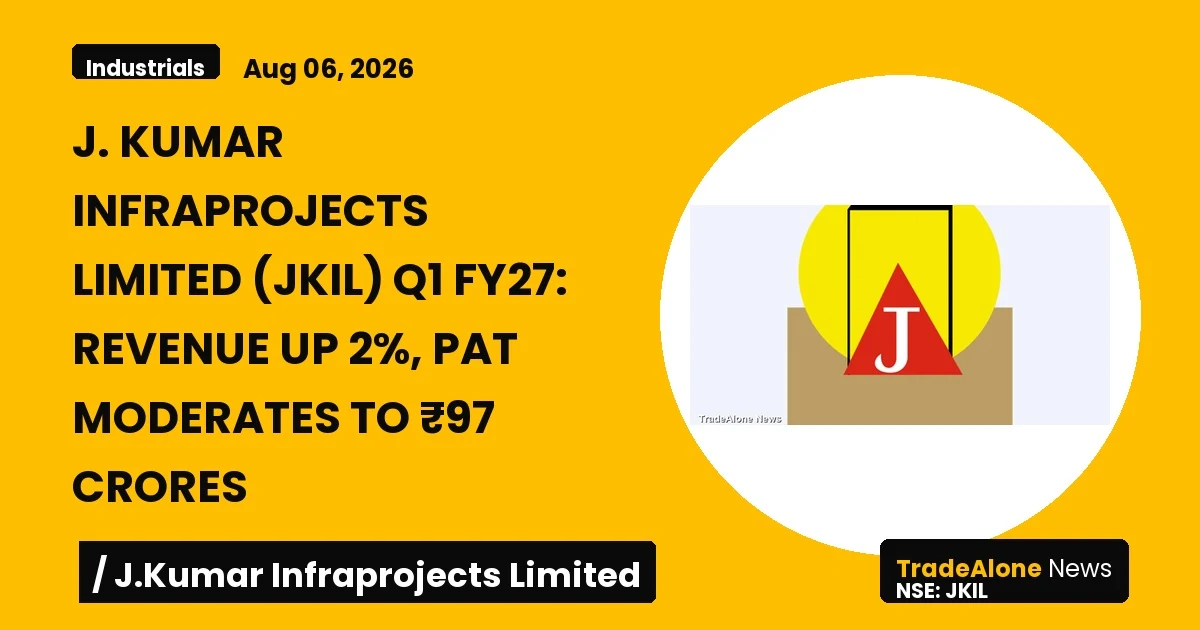 J. Kumar Infraprojects Limited JKIL Q1 FY27 Results