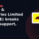JK Tyre & Industries Limited JKTYRE breaks below support