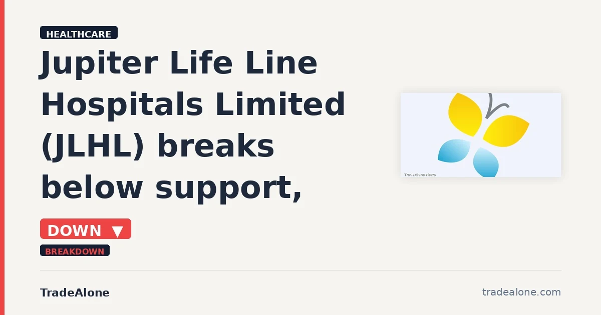 Jupiter Life Line Hospitals Limited JLHL breaks below support