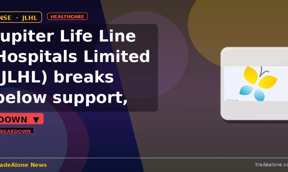 Jupiter Life Line Hospitals Limited JLHL breaks below support