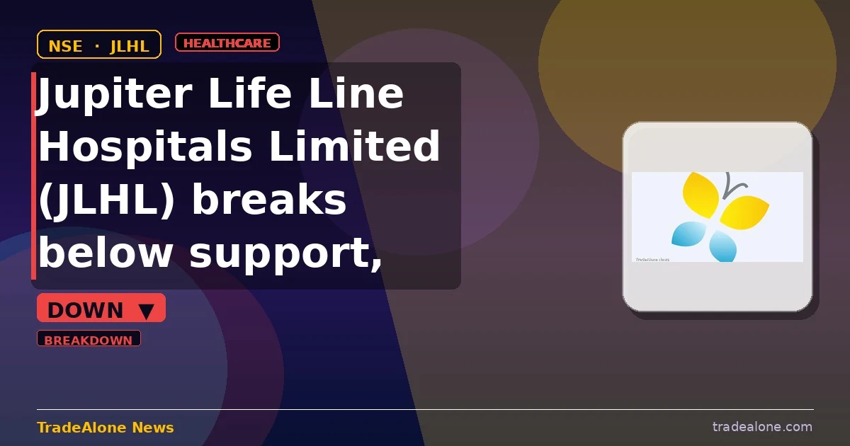 Jupiter Life Line Hospitals Limited JLHL breaks below support
