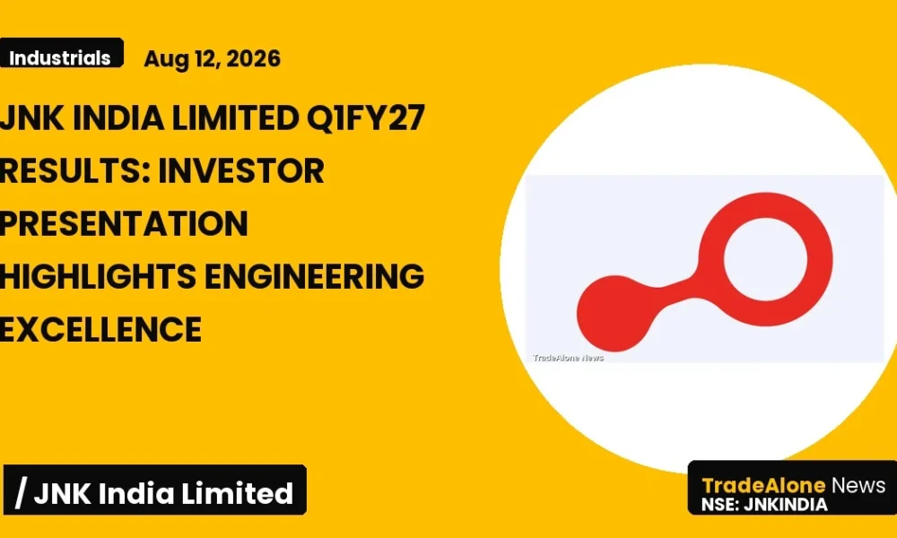 Jnk India Limited Jnkindia Q1fy27 Results