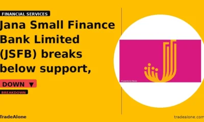Jana Small Finance Bank Limited JSFB breaks below support