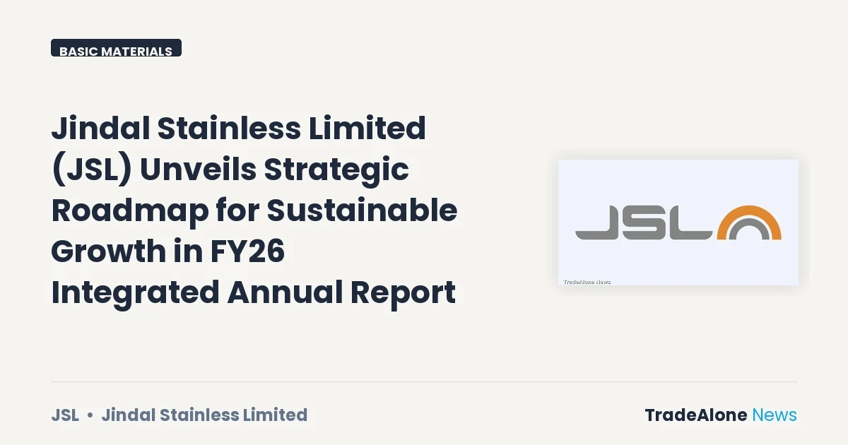 Jindal Stainless Limited JSL FY26 Integrated Report