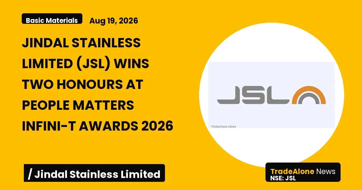 Jindal Stainless Limited JSL People Matters Infini-t Awards 2026