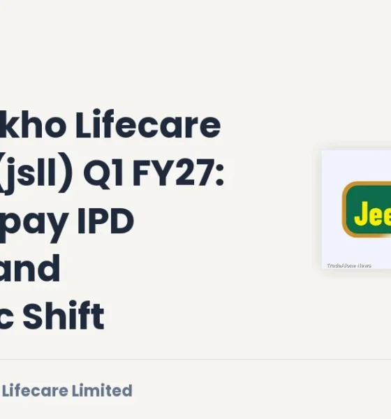 Jeena Sikho Lifecare Limited JSLL Q1 FY27 Results