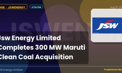Jsw Energy Limited Jswenergy Q1 FY26 Acquisition