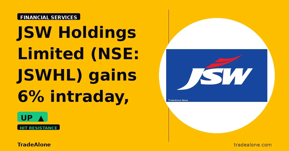 JSW Holdings Limited JSWHL tests resistance