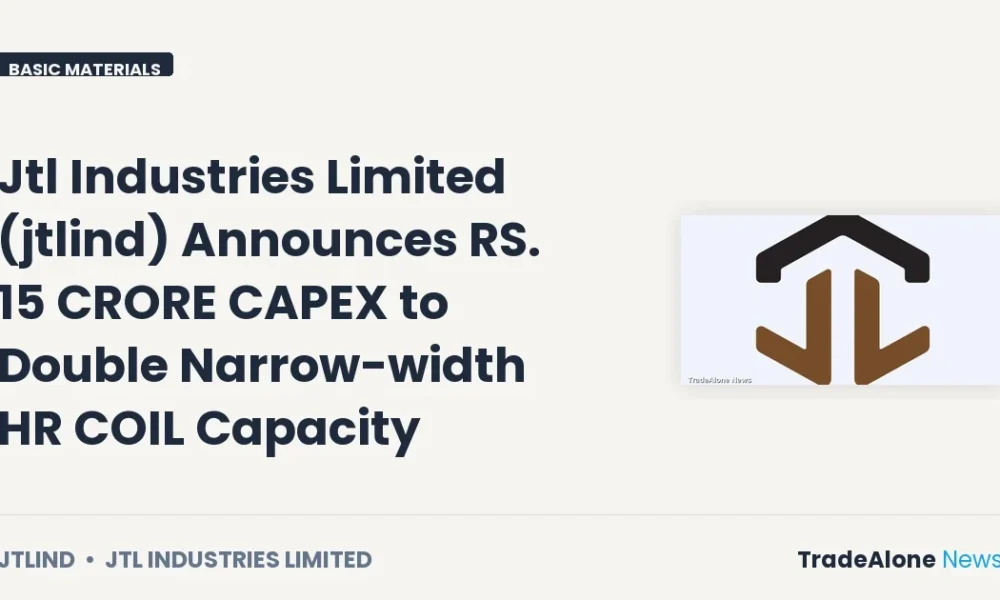 Jtl Industries Limited Jtlind Q4 FY27 Capex
