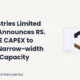 Jtl Industries Limited Jtlind Q4 FY27 Capex
