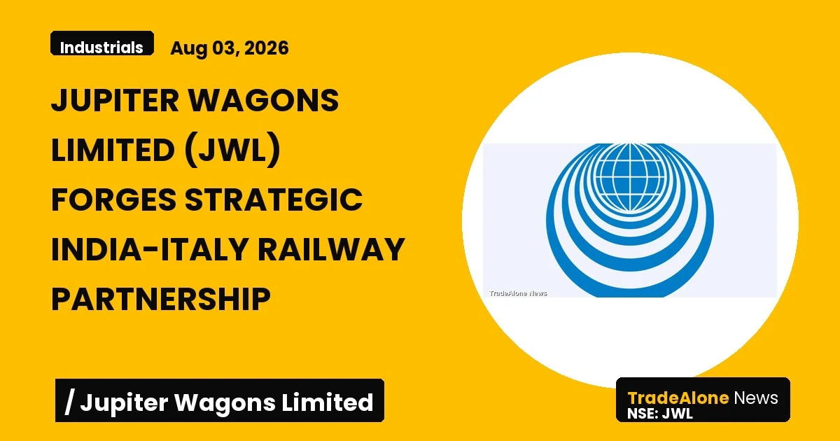Jupiter Wagons Limited JWL August 2026 Partnership
