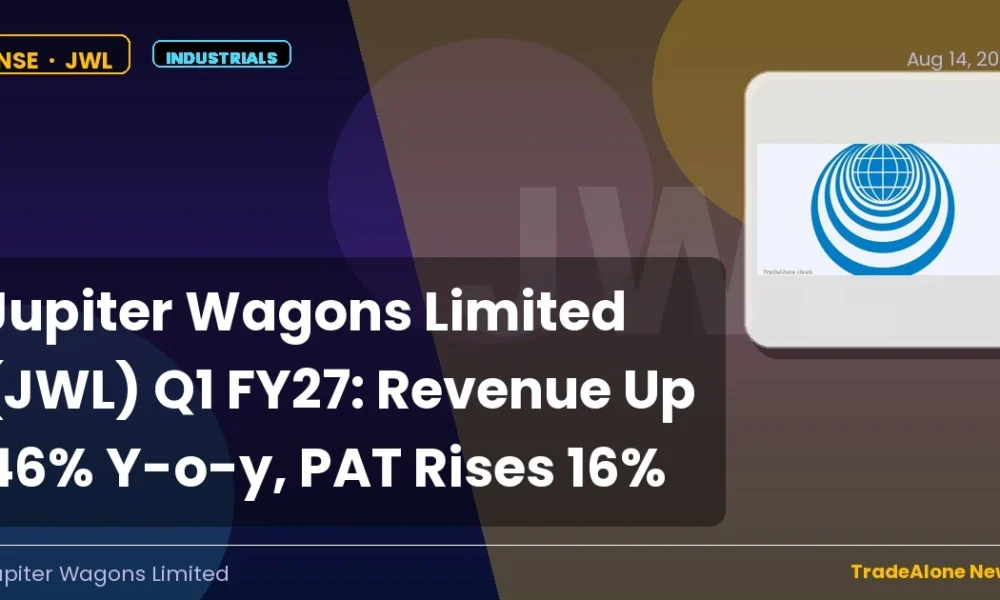 Jupiter Wagons Limited JWL Q1 FY27 Results