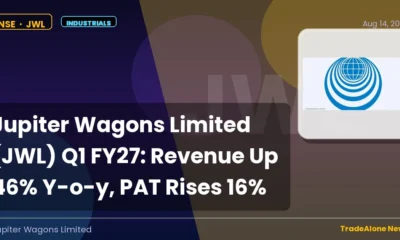 Jupiter Wagons Limited JWL Q1 FY27 Results