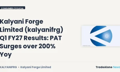 Kalyani Forge Limited Kalyanifrg Q1 FY27 Results