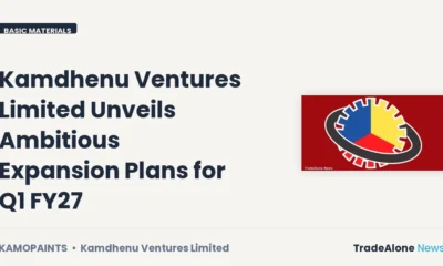 Kamdhenu Ventures Limited Kamopaints Q1 FY27 Expansion