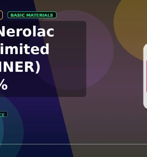 Kansai Nerolac Paints Limited KANSAINER gains 6% intraday nears resistance