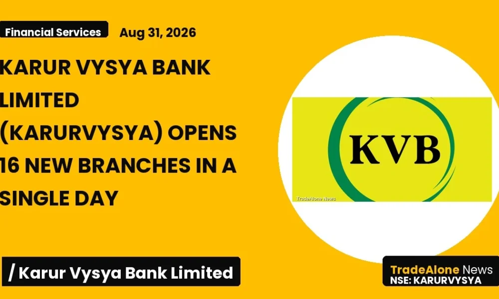 Karur Vysya Bank Limited Karurvysya Expansion Event