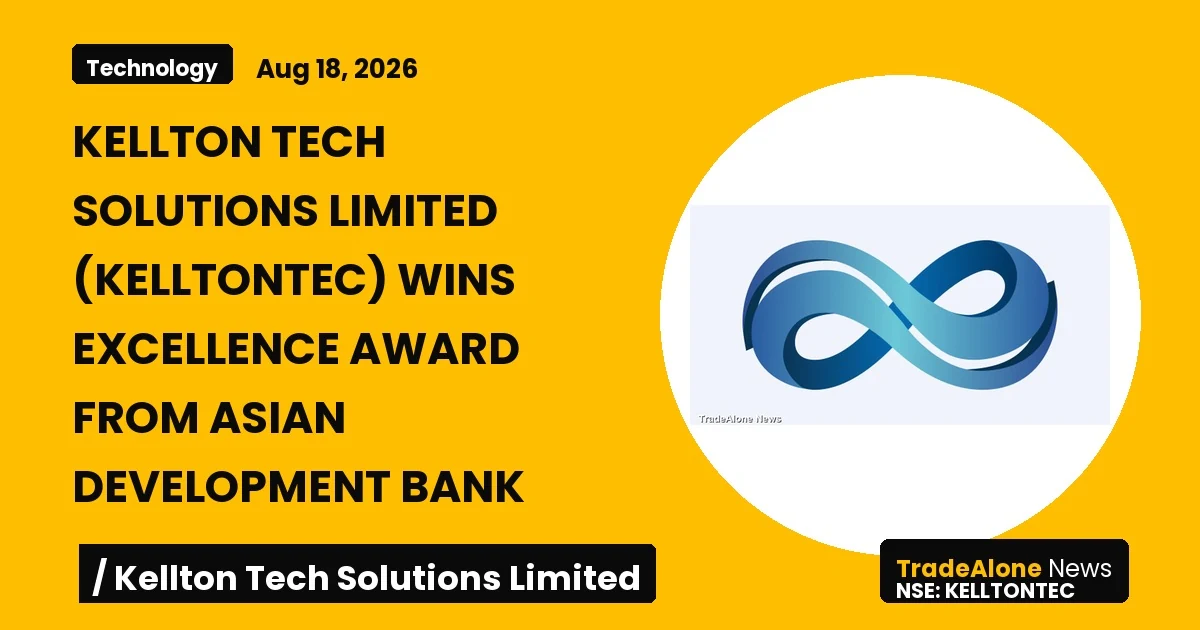 Kellton Tech Solutions Limited NSE Kelltontec Excellence Award