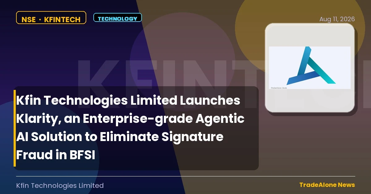 Kfin Technologies Limited Kfintech August 2026 Launch