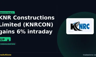 KNR Constructions Limited KNRCON gains 6% intraday