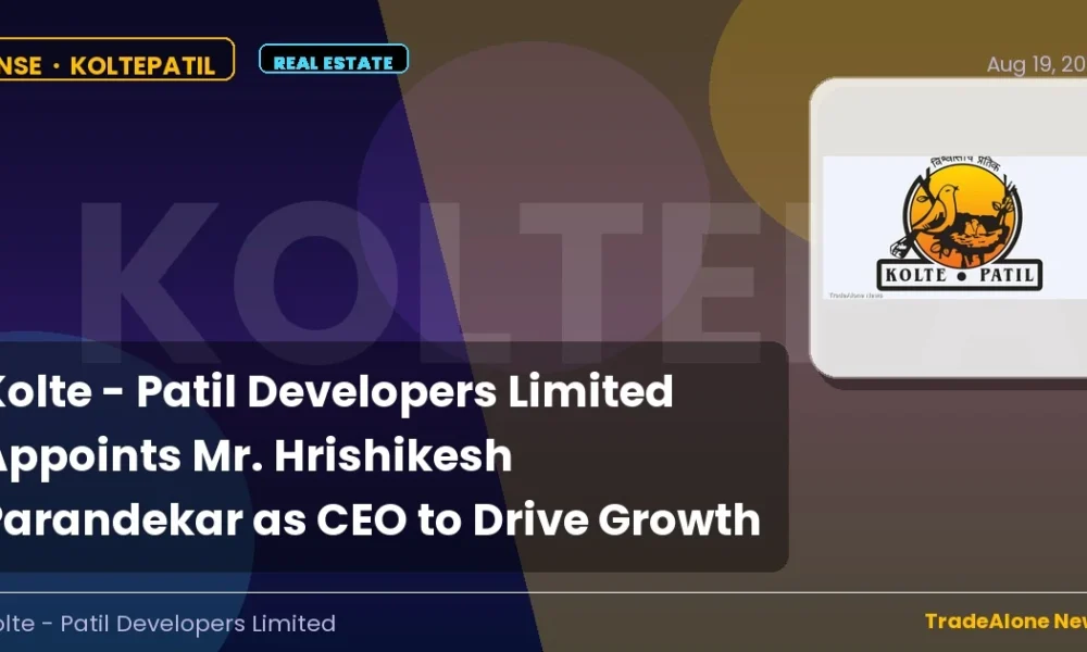 Kolte - Patil Developers Limited NSE Koltepatil CEO Appointment