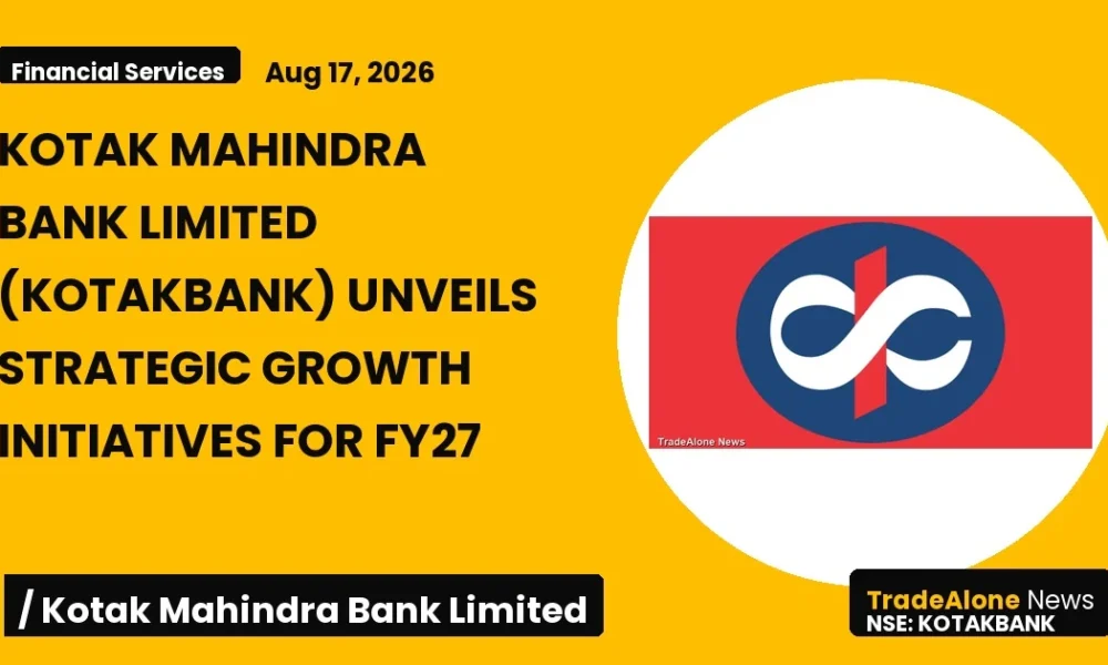 Kotak Mahindra Bank Kotakbank Q3 FY27 Growth Initiatives