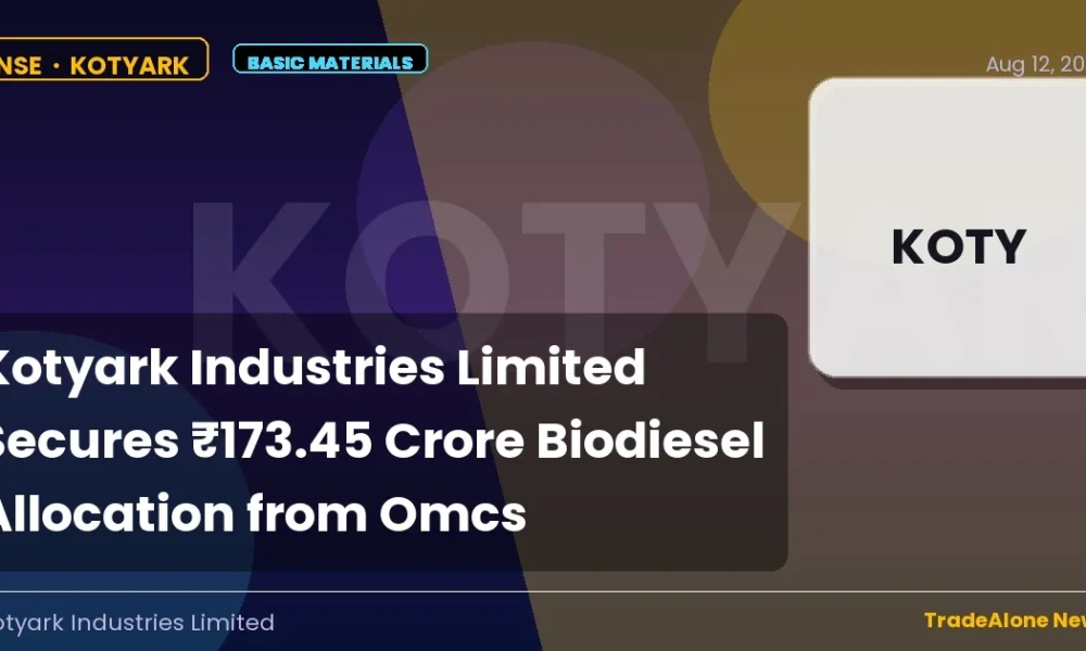 Kotyark Industries Limited Kotyark Q3 FY26 Biodiesel Allocation