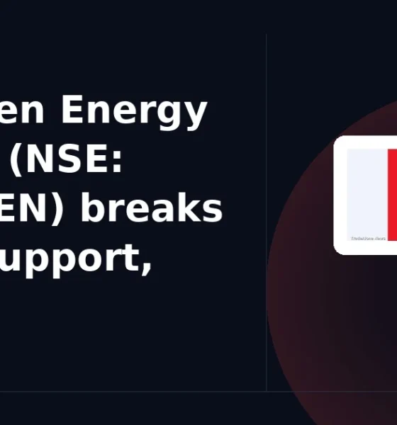 KPI Green Energy Limited NSE: KPIGREEN breaks below support