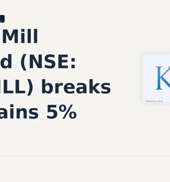 K.P.R. Mill Limited KPRMILL breaks out