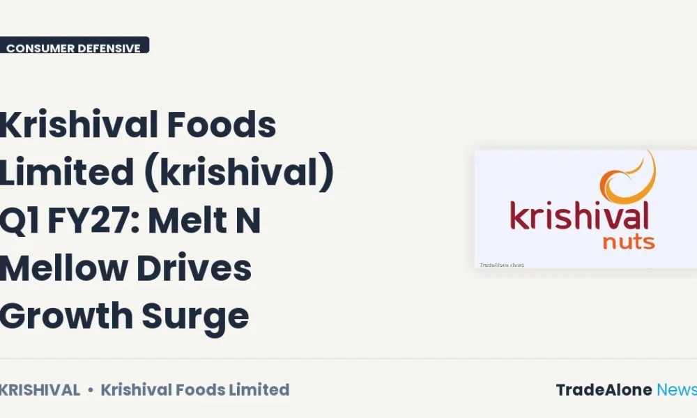 Krishival Foods Limited Krishival Q1 FY27 Results