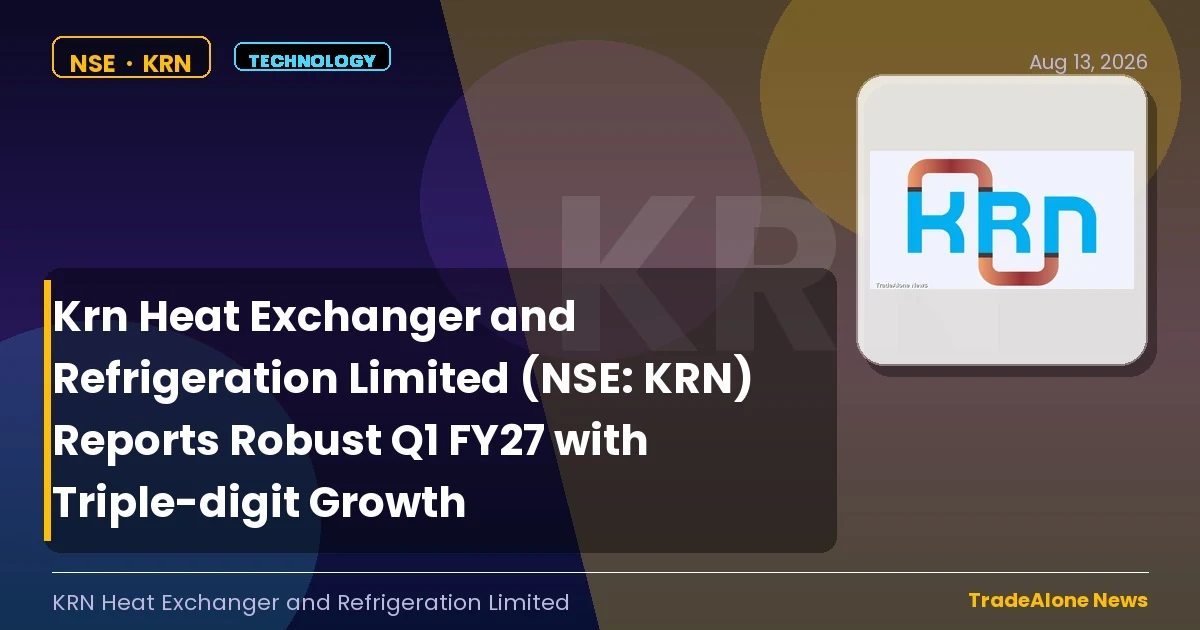 Krn Heat Exchanger and Refrigeration Limited Q1 FY27 Results