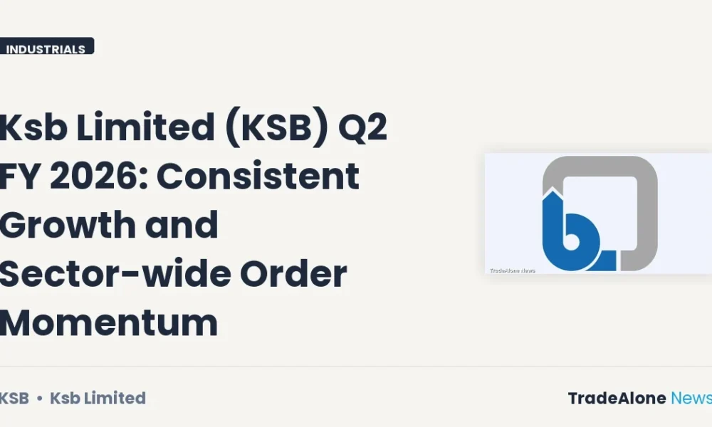 Ksb Limited KSB Q2 FY26 Order Momentum