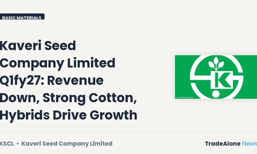 Kaveri Seed Company Limited KSCL Q1fy27 Results