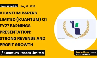 Kuantum Papers Limited Kuantum Q1 FY27 Earnings