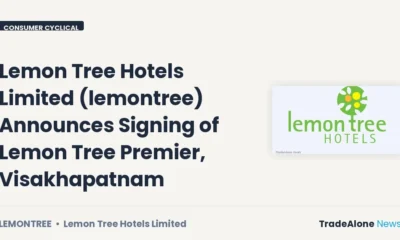 Lemon Tree Hotels Limited Lemontree Signing Visakhapatnam