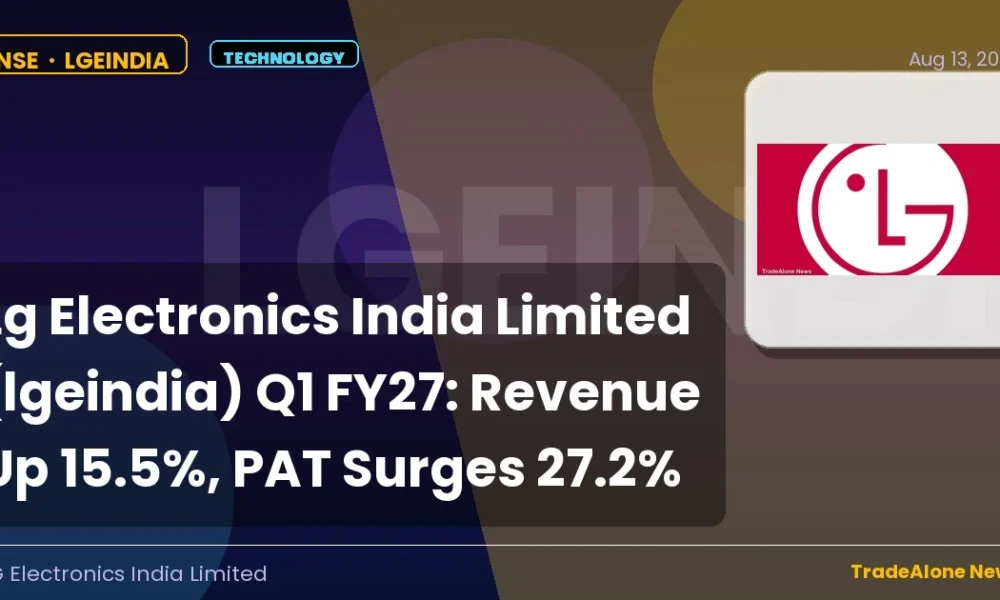 Lg Electronics India Limited (lgeindia) Q1 FY27 Results