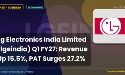 Lg Electronics India Limited (lgeindia) Q1 FY27 Results