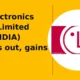 LG Electronics India Limited LGEINDIA breaks out