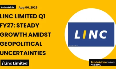 Linc Limited LINC Q1 FY27 Results