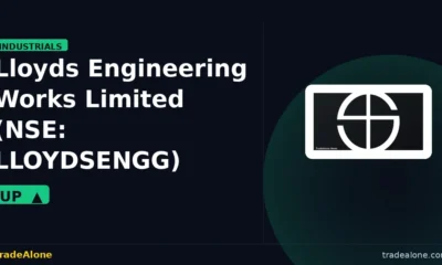 Lloyds Engineering Works Limited NSE: LLOYDSENGG intraday gain