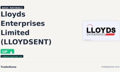 Lloyds Enterprises Limited LLOYDSENT gains 5% intraday