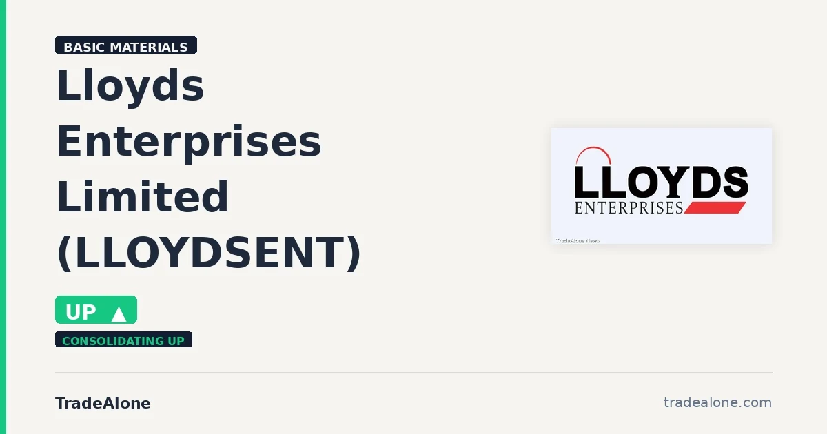 Lloyds Enterprises Limited LLOYDSENT gains 5% intraday