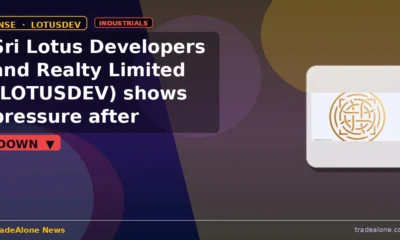 Sri Lotus Developers and Realty Limited LOTUSDEV moves down 5% intraday