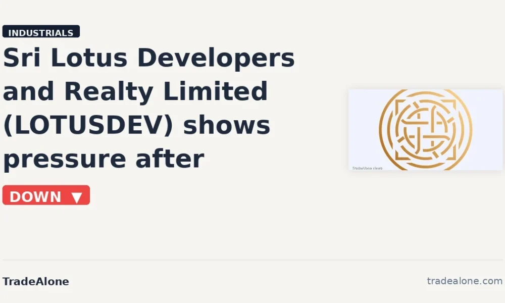 Sri Lotus Developers and Realty Limited LOTUSDEV pullback after breakout