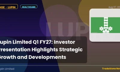 Lupin Limited LUPIN Q1 FY27 Investor Presentation